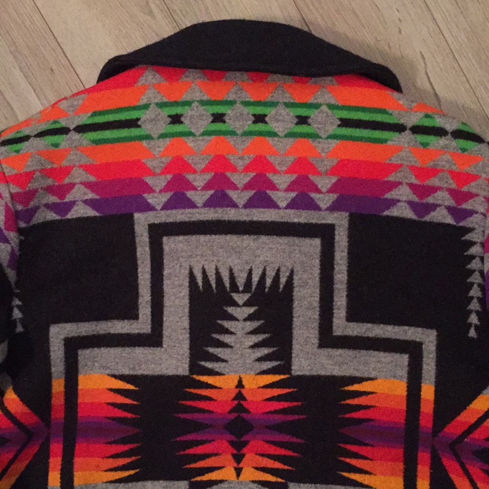 Pendleton Wool jacket Chief Joseph vintage sz Lg - Picture 7 of 10